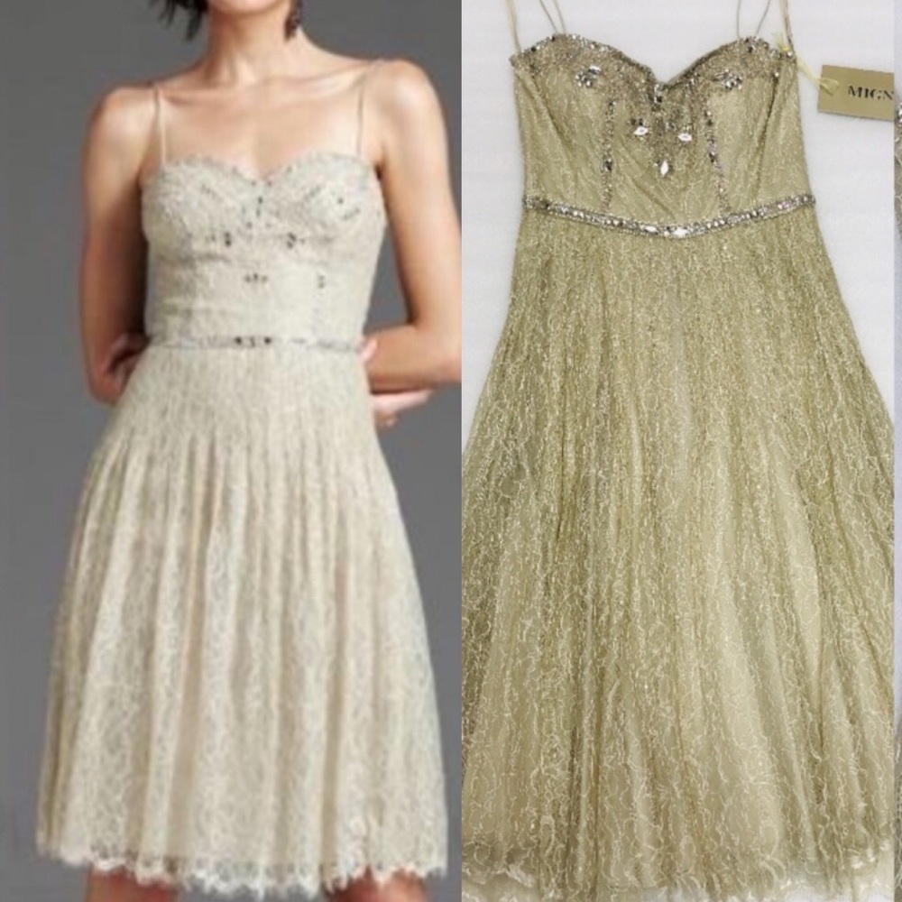 Mignon lace overlay cocktail dress - Picture 4 of 12